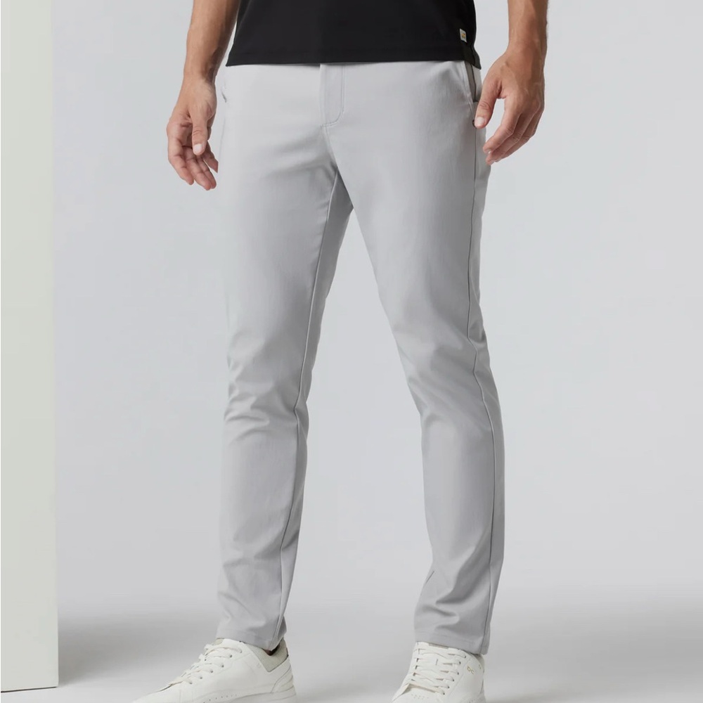 Vuori Light Gray Men’s Tech Chino Pants